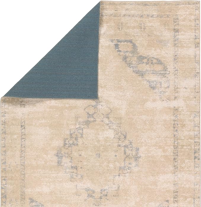 Jaipur Living Natural, Jute 9x12 Large Area Rug, Boho, Tan and Slate, Living Room Rug, Bedroom Rug