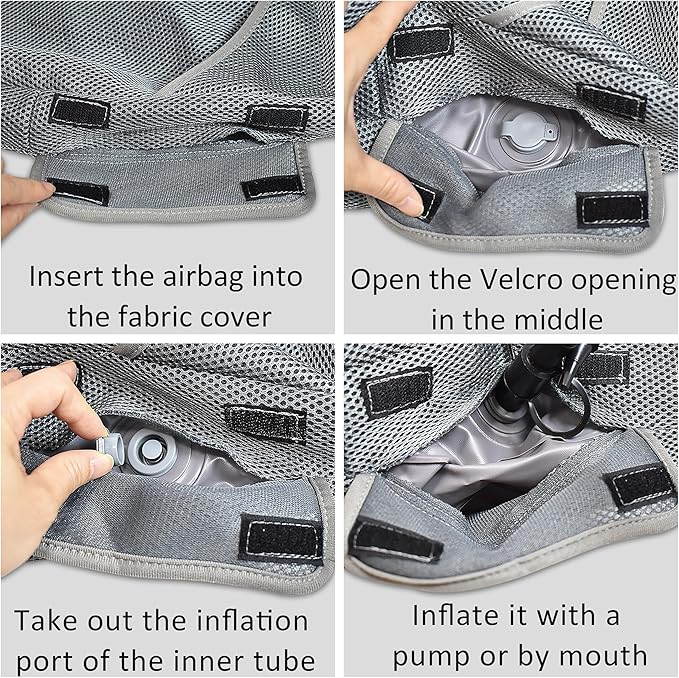 Post Shoulder Surgery Pillow, Inflatable Shoulder Pillow for Shoulder Pain, Arm Pillows for Adults After Surgery, Side Sleeper Pillow for Neck and Shoulder Pain Relief,Support Pillow for Rotator Cuff