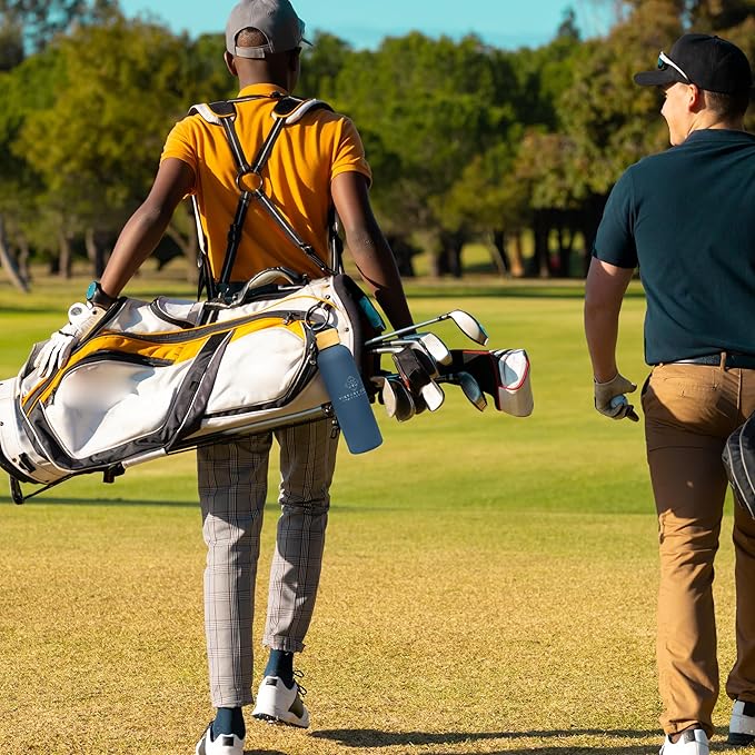 Premium, Double-Walled, Vacuum Sealed, Insulated Water Bottle - 25 oz (750 ml) with Carry Handle (Admiral Blue)