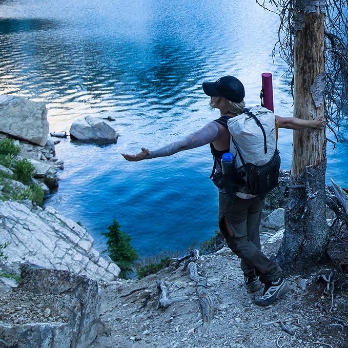 Nalgene Sustain Tritan BPA-Free Water Bottle Made with Material Derived from 50% Plastic Waste, 48 OZ, Wide Mouth, Grey