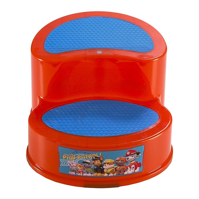 Nickelodeon Paw Patrol 2-Step Transition Step Stool, Red/Blue