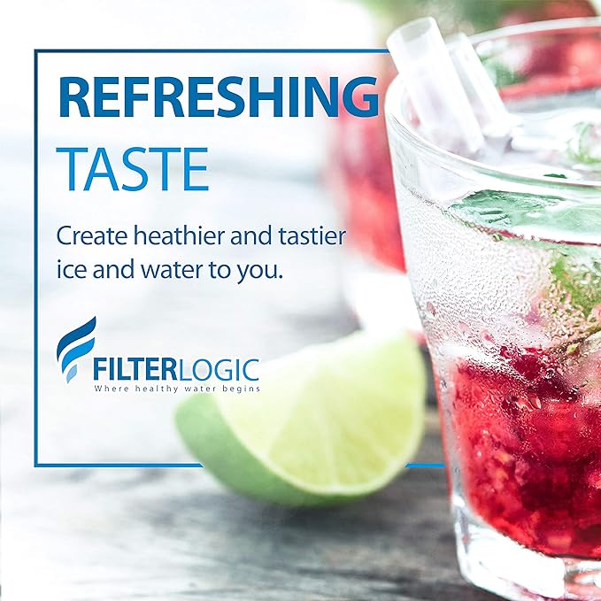 Filterlogic 3US-AF01 Under Sink Water Filter, Replacement for Standard 3US-AF01, 3US-AS01, WHCF-SRC, WHCF-SUFC, WHCF-SUF, NSF/ANSI 42 Certified (Pack of 2)