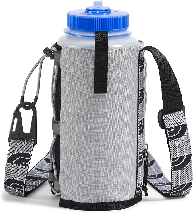 THE NORTH FACE Borealis Water Bottle Holder, Meld Grey Dark Heather/TNF Black, One Size