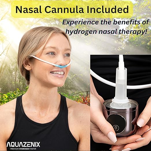 Premium Hydrogen Water Generator - 3500 ppb Hydrogen-Rich Water, Advanced SPE/PEM Technology, OLED Display, Rechargeable Battery, Lilac