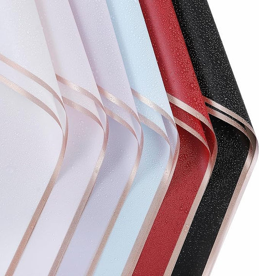 Fondleadmiringly30 sheets Flower Wrapping Paper, Flower Shop Paper, Waterproof Wrapping Paper, semi Transparent Wrapping Paper