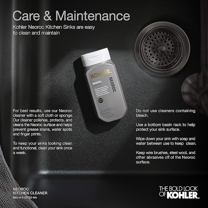 KOHLER K-25784-CM2 Cairn Sink, 36 in, Matte Brown