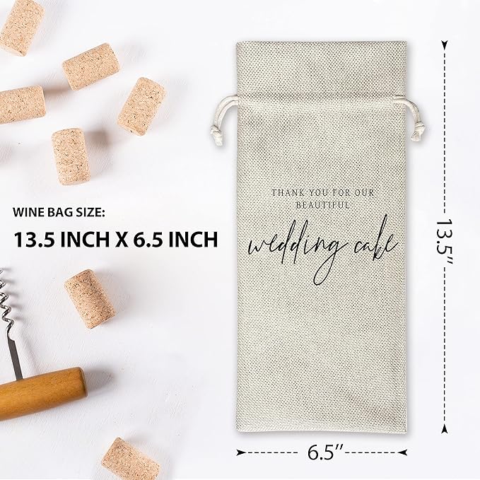 Wedding Gifts Wine Bag (1pc) - Pairs well with getting married, Engagement Gift for Couples, Gift for her, Engagement Wine Bag - Mr and Mrs Wedding Gift - Bride and Groom - Bridesmaid Gift- HiMo248