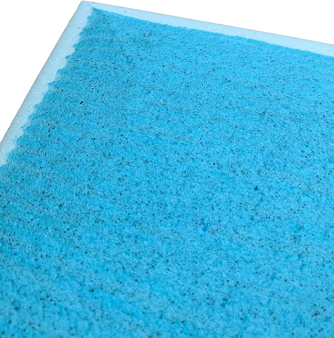 Bluewave Bedding Super Slim CarbonBlue Max Cool Gel Memory Foam Pillow for Stomach and Back Sleepers - Thin, Flat Design with Advanced Cooling (3.25-Inch Height, Standard Size)