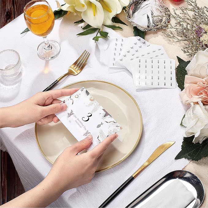 OLYCRAFT 1200pcs 4 Styles Silver Meal Stickers 1 Inch Food Choice Sticker Cow/Chicken/Fish/Carrot Wedding Meal Indicator Stickers Kitchen Stickers Meal Stickers for Place Card Wedding Party Supplies
