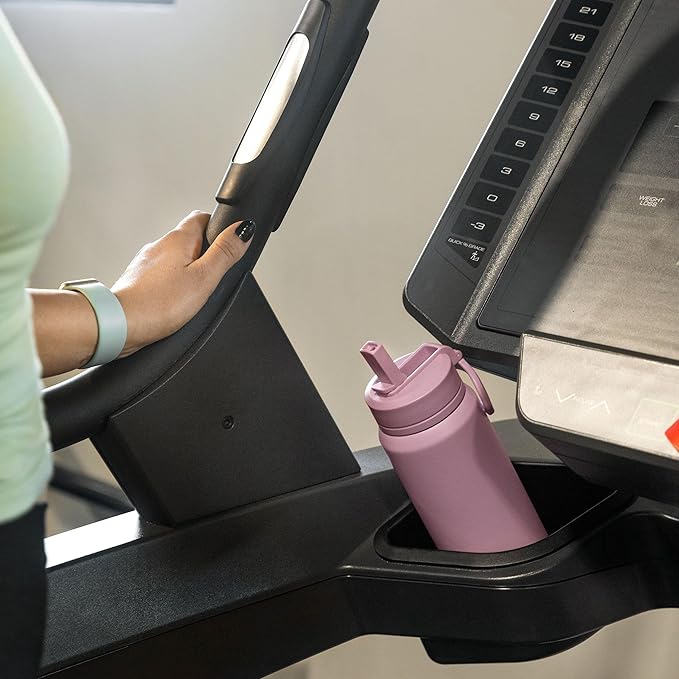 Hydrapeak 40oz Sport Insulated Water Bottle with Straw or Chug Lid, Leak & Spill Proof, Keeps Drinks Cold for 24 Hours, Hot for 12 Hours, Premium Stainless Steel Water Bottles (40oz, Tangerine)